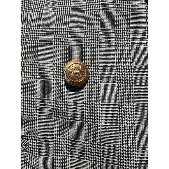 VTG Ladies Pendleton 100% Virgin Wool Gray Blazer 12P - Picture 8 of 12